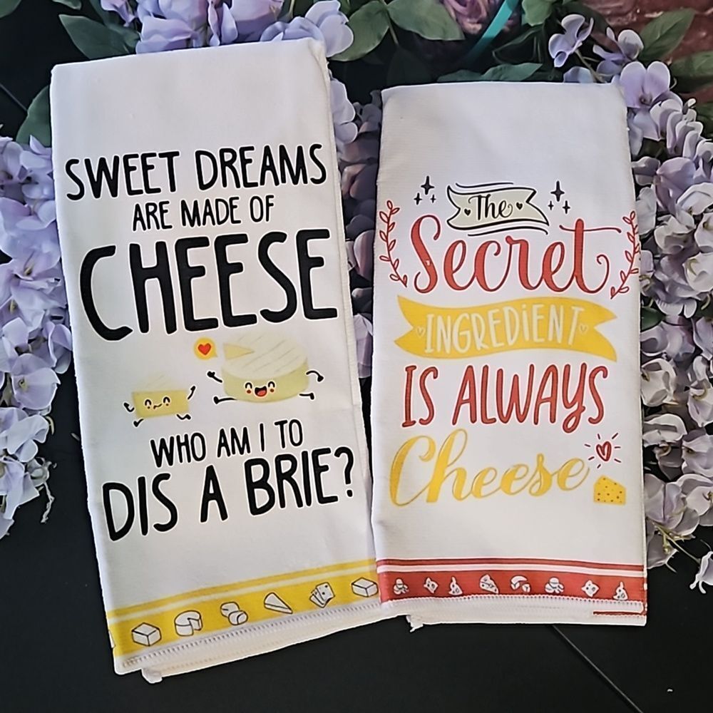 Funny Song Lyric  Kitchen Dish Towels